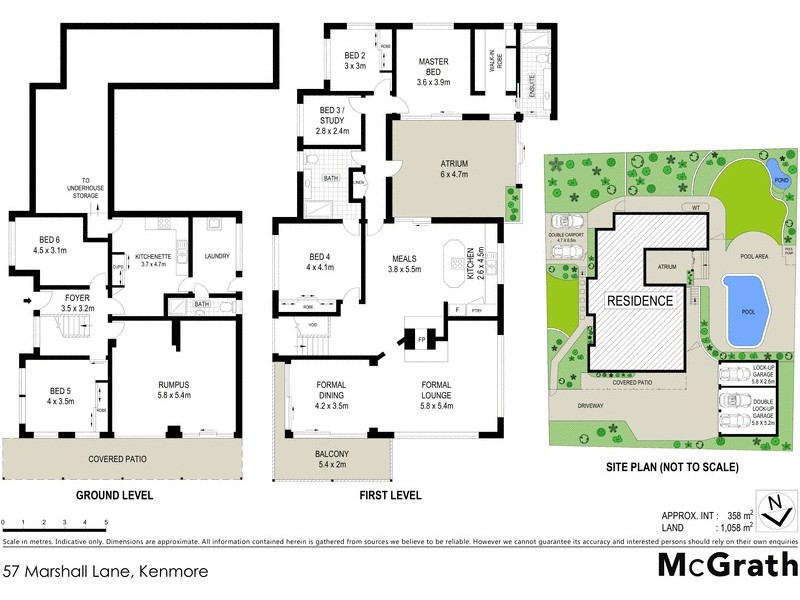 57 Marshall Lane, Kenmore QLD 4069 Floorplan
