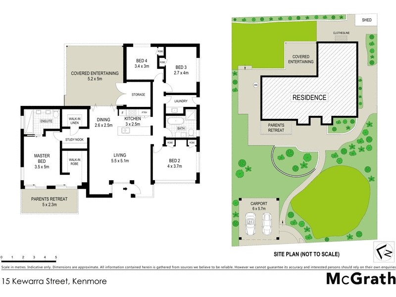15 Kewarra Street, Kenmore QLD 4069 Floorplan