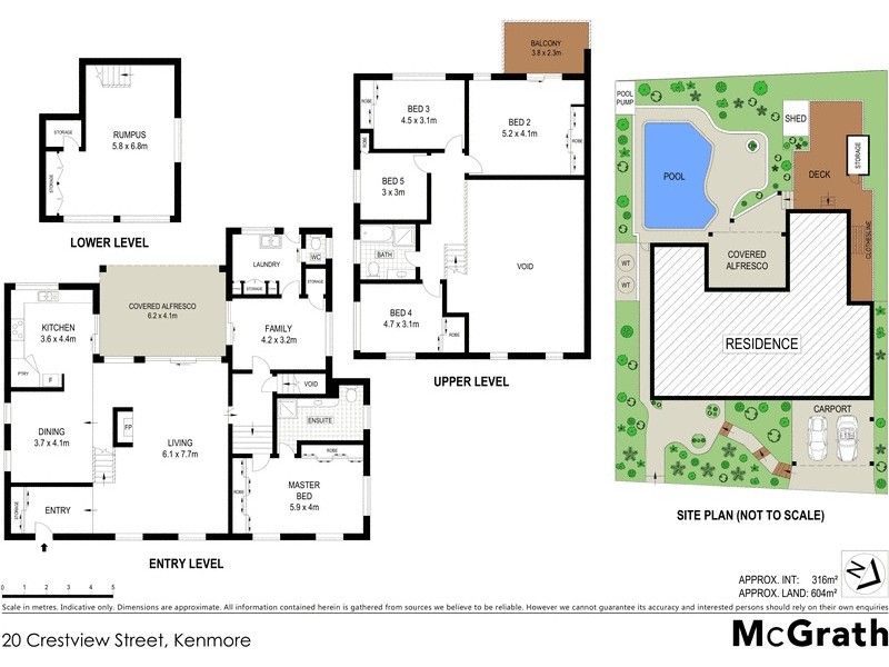 20 Crestview Street, Kenmore QLD 4069 Floorplan