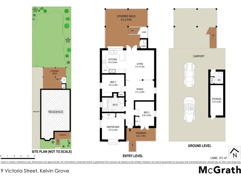 9 Victoria Street, Kelvin Grove QLD 4059 Floorplan