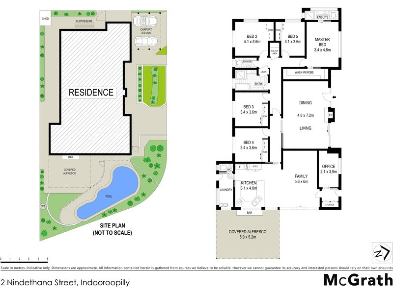 2 Nindethana Street, Indooroopilly QLD 4068 Floorplan