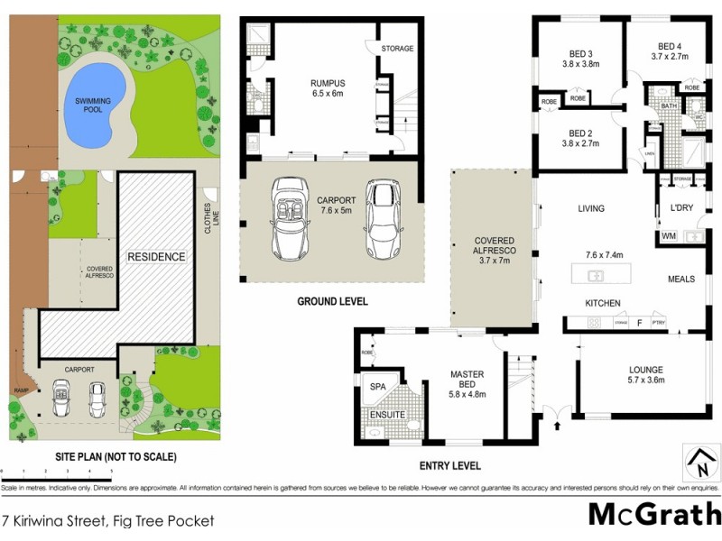 7 Kiriwina Street, Fig Tree Pocket QLD 4069 Floorplan