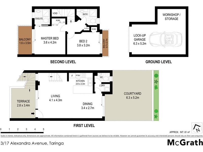 3/17 Alexandra Avenue, Taringa QLD 4068 Floorplan