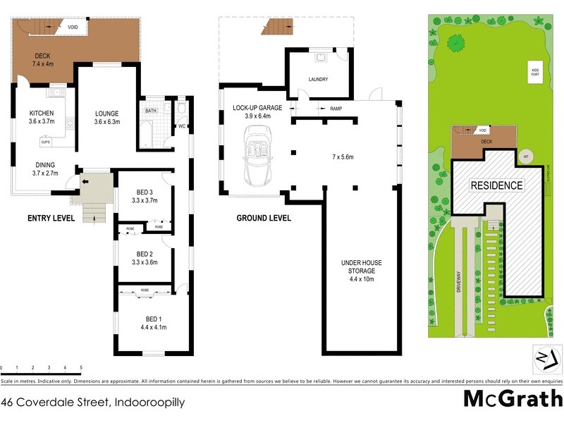 46 Coverdale Street, Indooroopilly QLD 4068 Floorplan