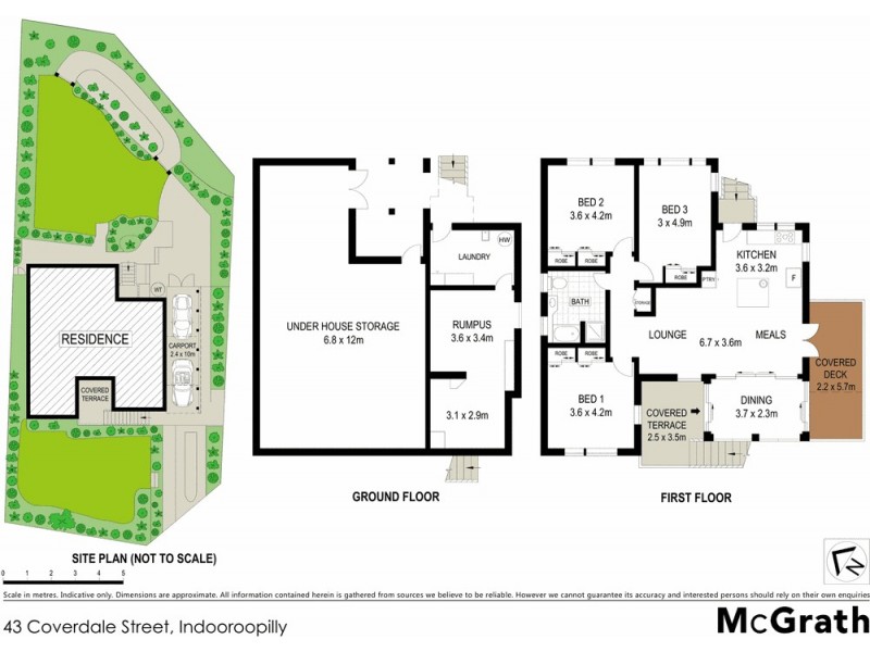 43 Coverdale Street, Indooroopilly QLD 4068 Floorplan