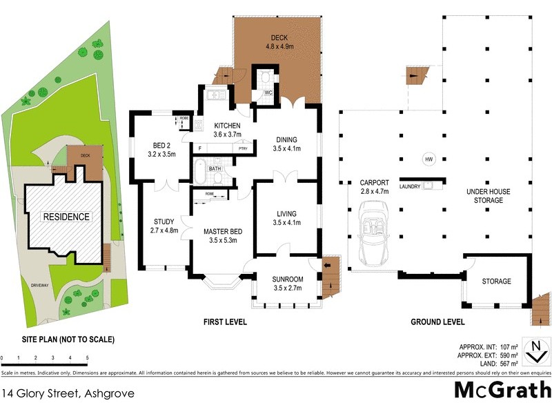 14 Glory Street, Ashgrove QLD 4060 Floorplan