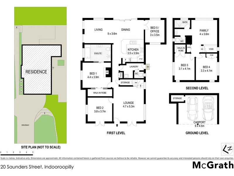 20 Saunders Street, Indooroopilly QLD 4068 Floorplan