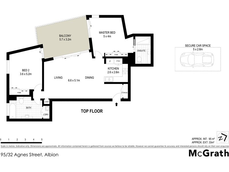 95/32 Agnes Street, Albion QLD 4010 Floorplan