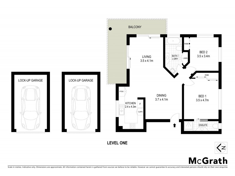 1/23 Lucinda Street, Taringa QLD 4068 Floorplan