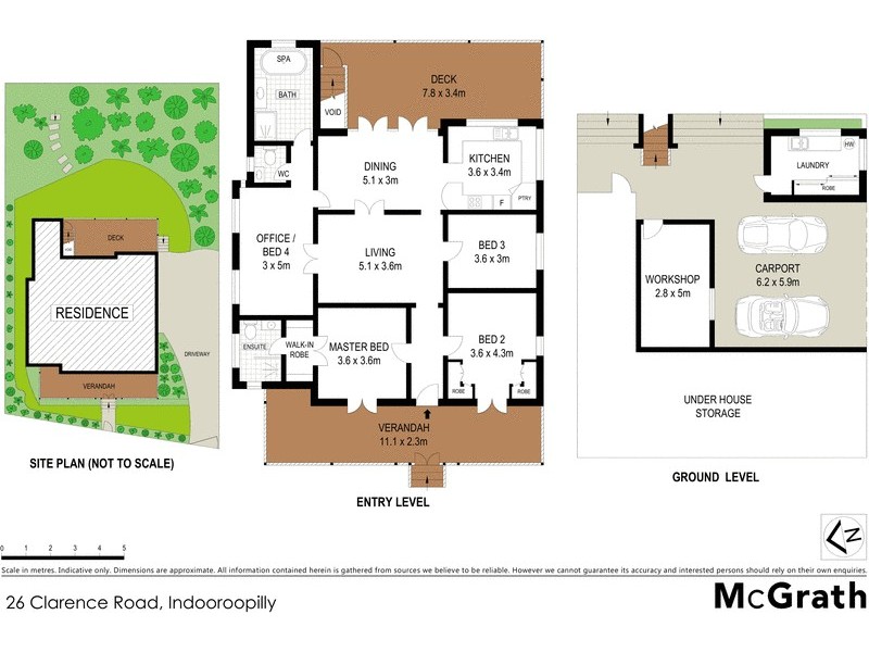26 Clarence Road, Indooroopilly QLD 4068 Floorplan