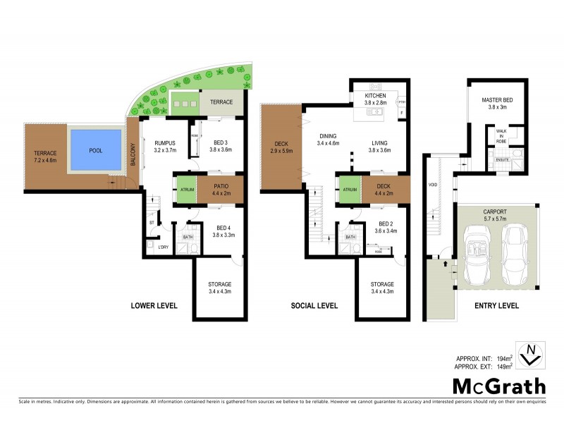 3/240B Latrobe Terrace, Paddington QLD 4064 Floorplan