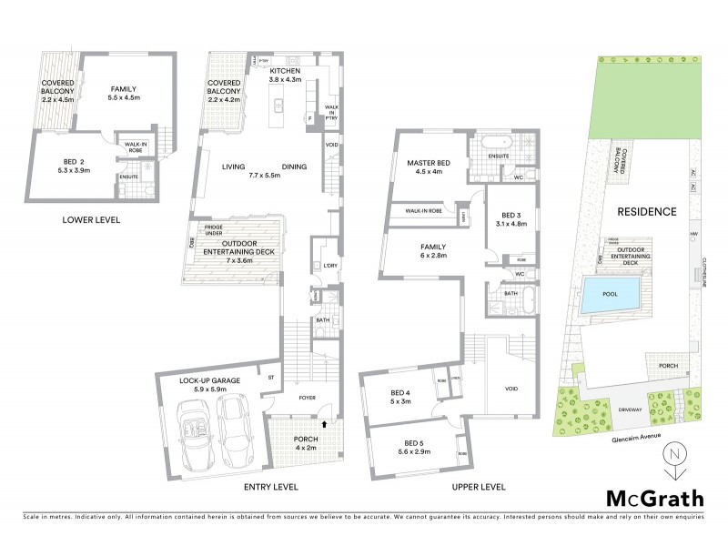 8 Glencairn Avenue, Indooroopilly QLD 4068 Floorplan