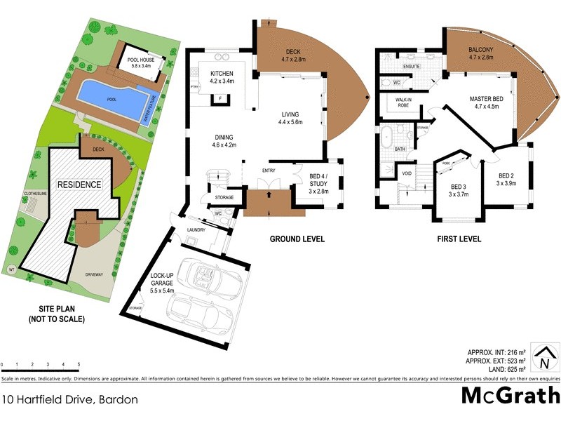 10 Hartfield Drive, Bardon QLD 4065 Floorplan