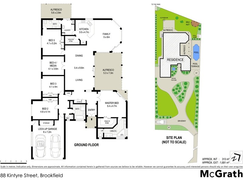 88 Kintyre Street, Brookfield QLD 4069 Floorplan