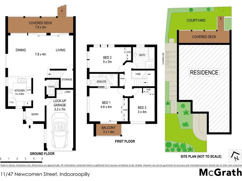 11/47 Newcomen Street, Indooroopilly QLD 4068 Floorplan