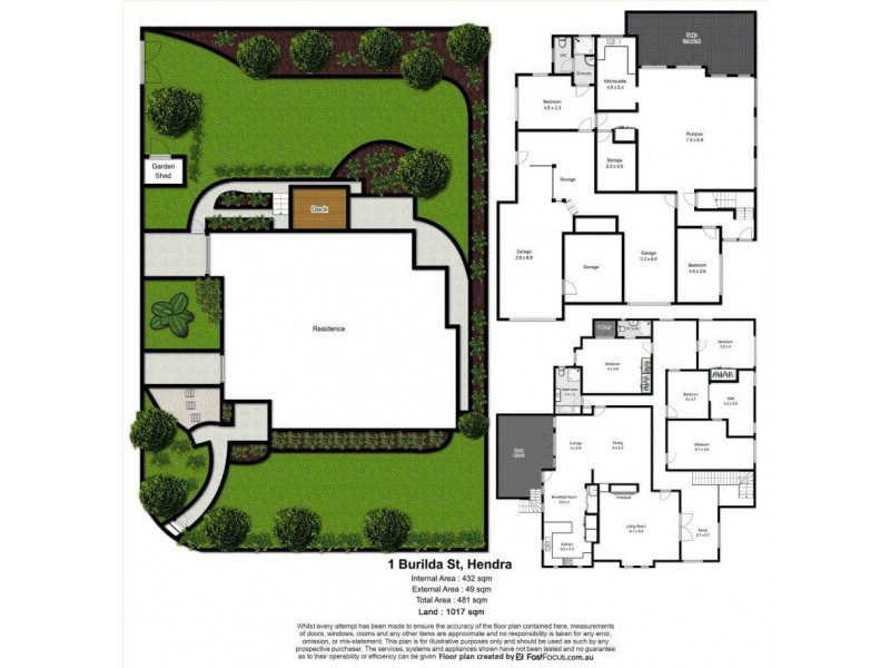 1 Burilda Street, Hendra QLD 4011 Floorplan