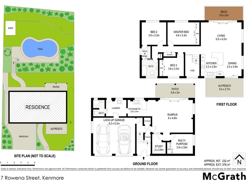 7 Rowena Street, Kenmore QLD 4069 Floorplan
