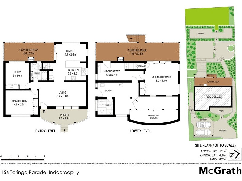156 Taringa Parade, Indooroopilly QLD 4068 Floorplan