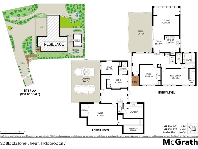 22 Blackstone Street, Indooroopilly QLD 4068 Floorplan