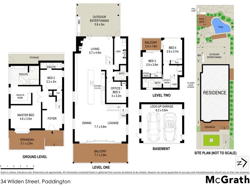 34 Wilden Street, Paddington QLD 4064 Floorplan