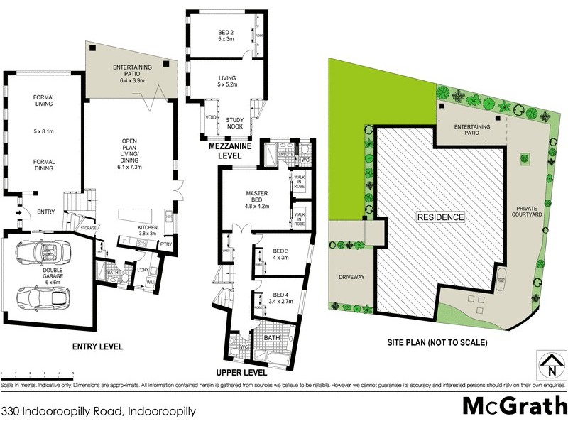 330 Indooroopilly Road, Indooroopilly QLD 4068 Floorplan
