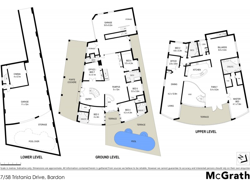 7/58 Tristania Drive, Bardon QLD 4065 Floorplan