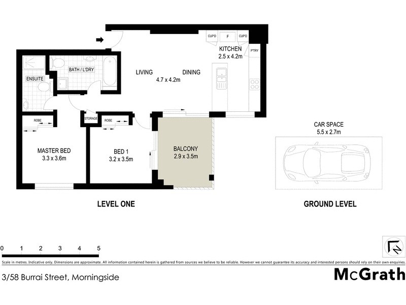 3/58 Burrai Street, Morningside QLD 4170 Floorplan