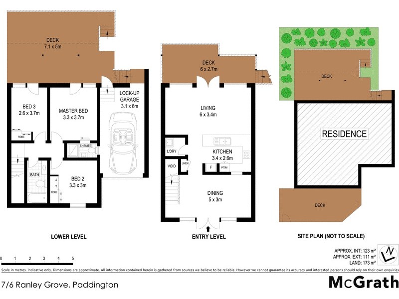 7/6 Ranley Grove, Paddington QLD 4064 Floorplan