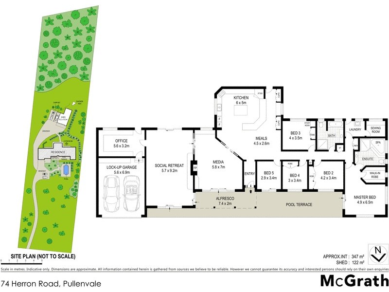 74 Herron Road, Pullenvale QLD 4069 Floorplan