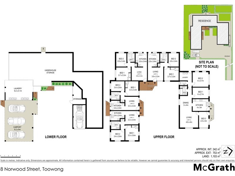 8 Norwood Street, Toowong QLD 4066 Floorplan