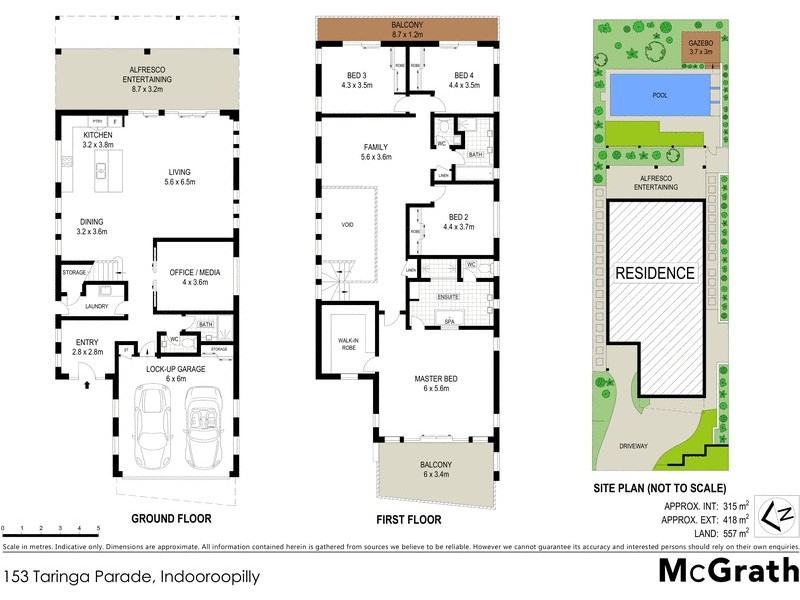 153 Taringa Parade, Indooroopilly QLD 4068 Floorplan