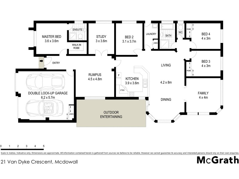 21 Van Dyke Crescent, Mcdowall QLD 4053 Floorplan