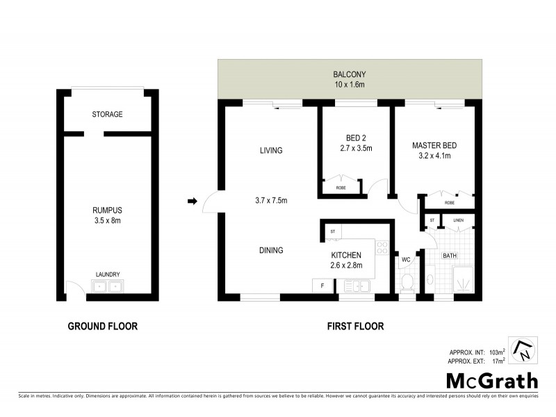2/48 Miskin Street, Toowong QLD 4066 Floorplan