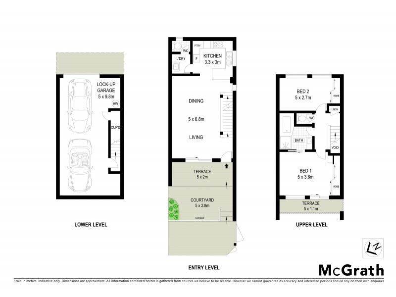 1/1 Jerdanefield Road, St Lucia QLD 4067 Floorplan