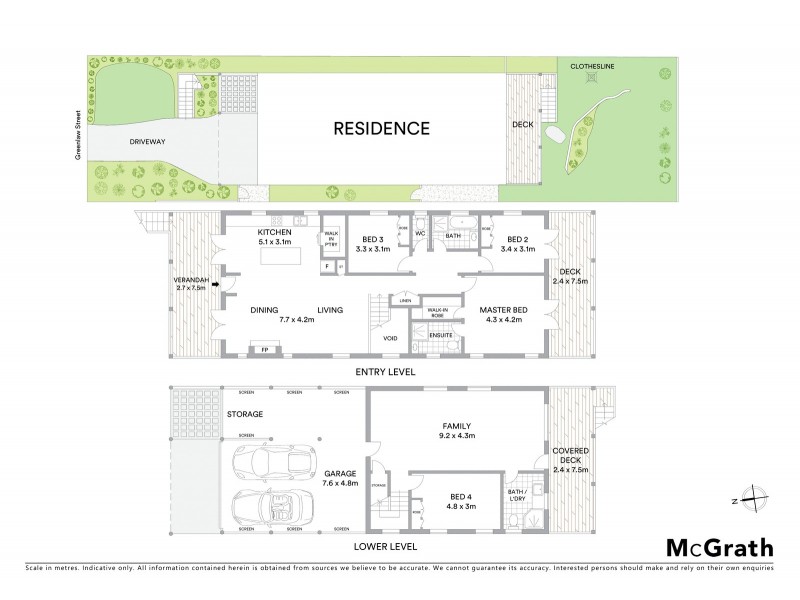 43 Greenlaw Street, Indooroopilly QLD 4068 Floorplan