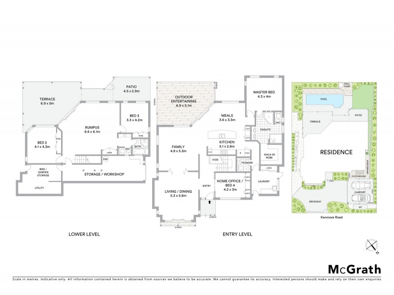 261 Kenmore Road, Fig Tree Pocket QLD 4069 Floorplan
