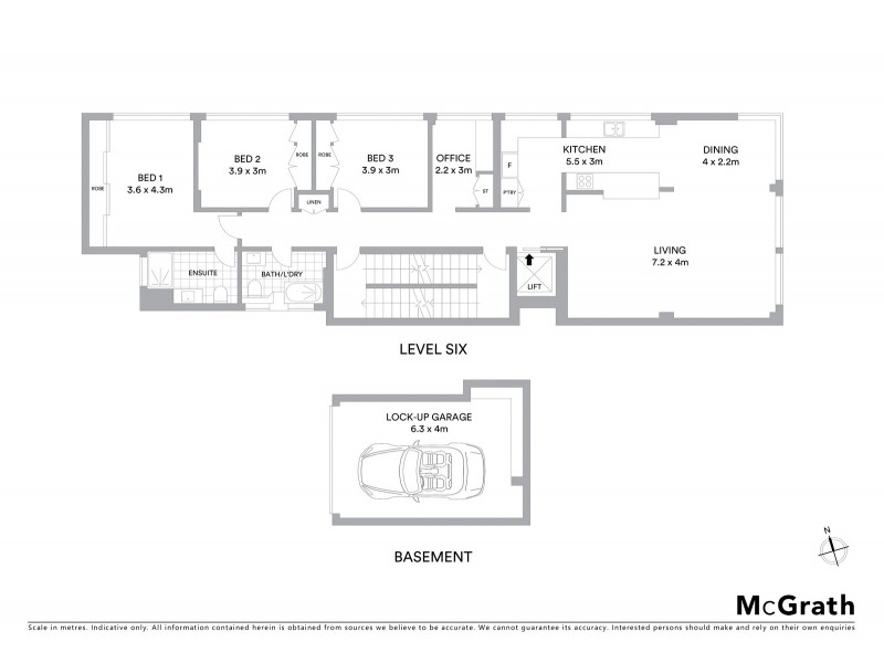 6/40 Glen Road, Toowong QLD 4066 Floorplan