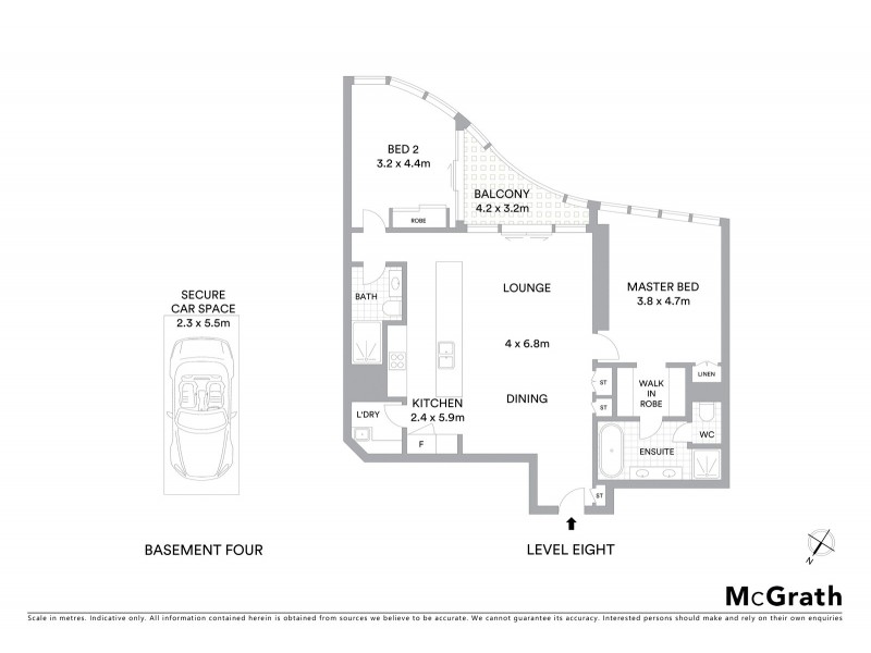 803/140 Alice Street, Brisbane City QLD 4000 Floorplan