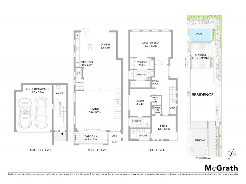 4A Bousfield Street, Paddington QLD 4064 Floorplan