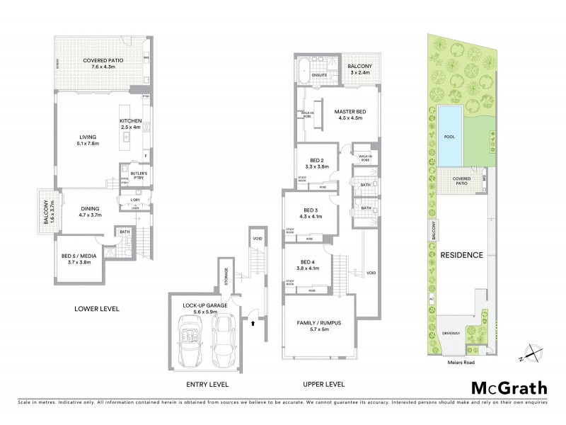 5A Meiers Road, Indooroopilly QLD 4068 Floorplan