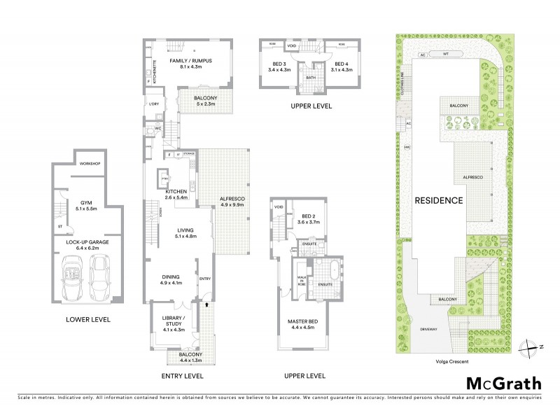 25 Volga Crescent, Indooroopilly QLD 4068 Floorplan