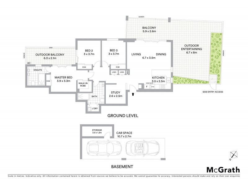 2/30 Bellevue Parade, Taringa QLD 4068 Floorplan