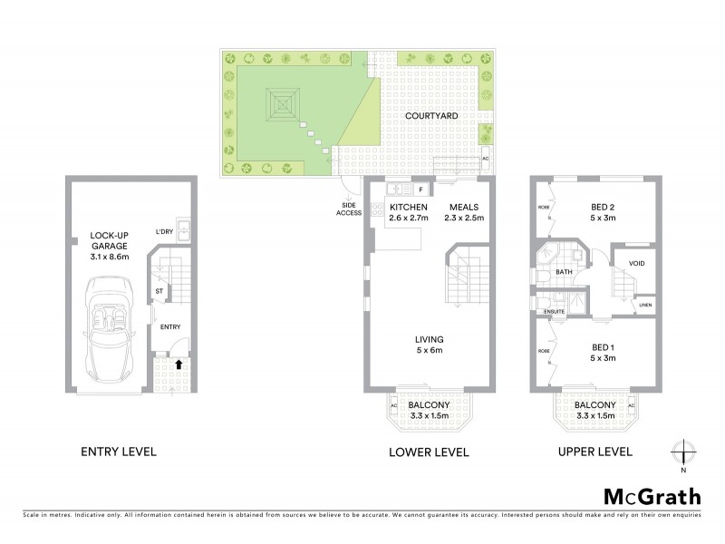 1/60 Mitre Street, St Lucia QLD 4067 Floorplan
