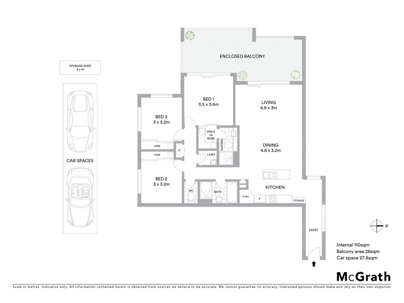 34/17 Marshall Lane, Kenmore QLD 4069 Floorplan