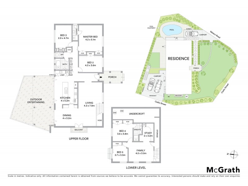 1 Cadiz Street, Indooroopilly QLD 4068 Floorplan