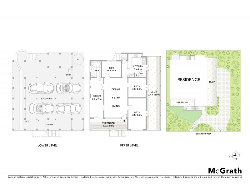 4 Saunders Street, Indooroopilly QLD 4068 Floorplan
