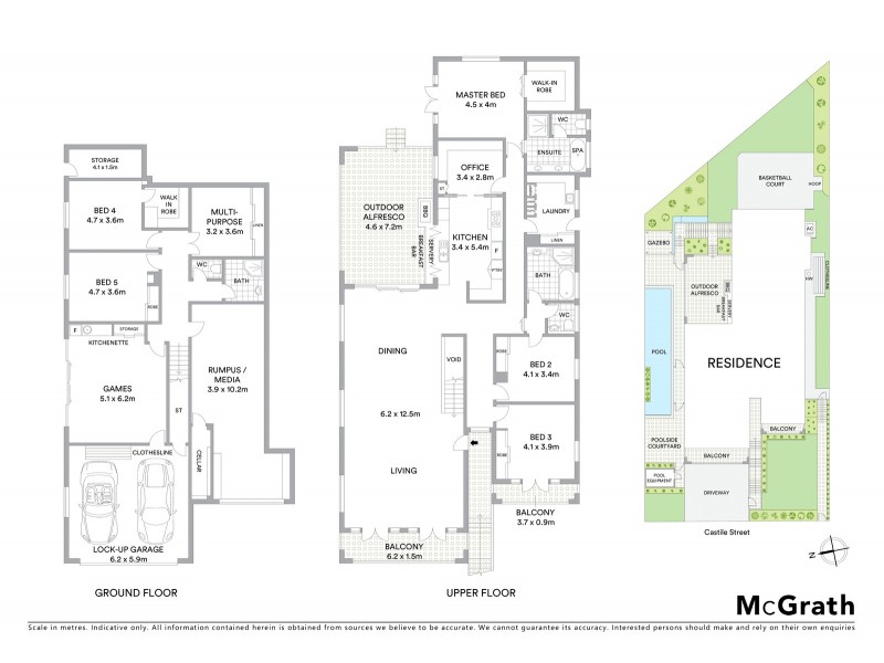 16 Castile Street, Indooroopilly QLD 4068 Floorplan
