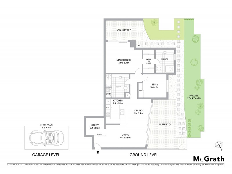 2/74 Dengate Lane, St Lucia QLD 4067 Floorplan