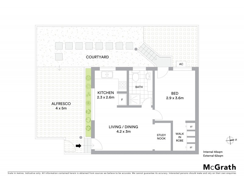 1/37 Jane Street, West End QLD 4101 Floorplan