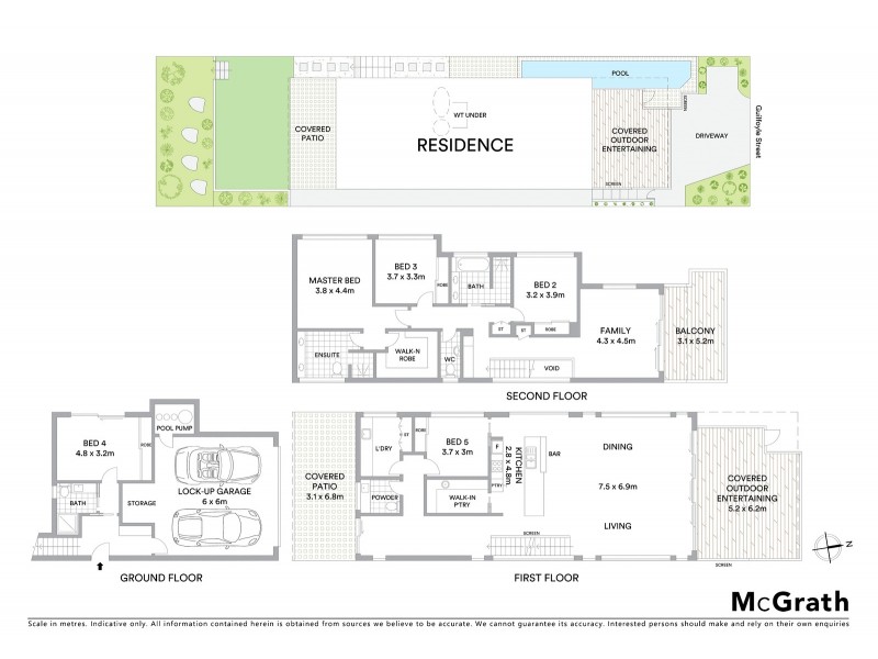 67 Guilfoyle Street, St Lucia QLD 4067 Floorplan